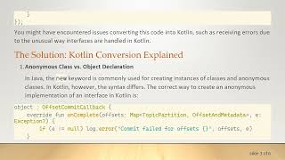 How to Convert Java Code to Kotlin: A Simple Guide for Apache Kafka Commit Operators