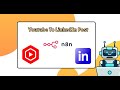 How to make YouTube Video to LinkedIn Post Generator