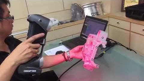 SCAN 3D MẪU LÀM KHUÔN NHỰA SIÊU NÉT VỚI HANDYSCAN 700