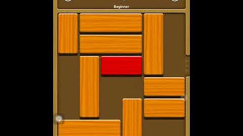 Unblock me free solutions beginner level 10 ( android and ios app solutions all levels )