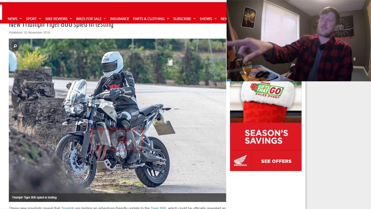 More On The 2019 2020 Triumph Tiger 800 Leaks Mdn Nov 2018 Youtube