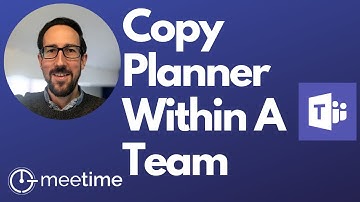 How To Copy A Microsoft Teams Planner - Microsoft Teams Tutorial 2020