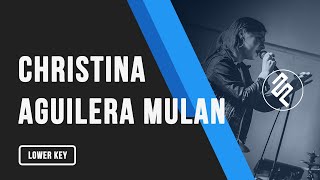 Christina Aguilera - Reflection (Mulan) Piano Karaoke Instrumental Male Lower Key - Lyric