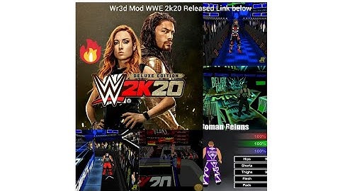 Wr3d Mod WWE 2k20 Released with link|Wr3d Network|Multiplayer New Loading Screen Arena Textures