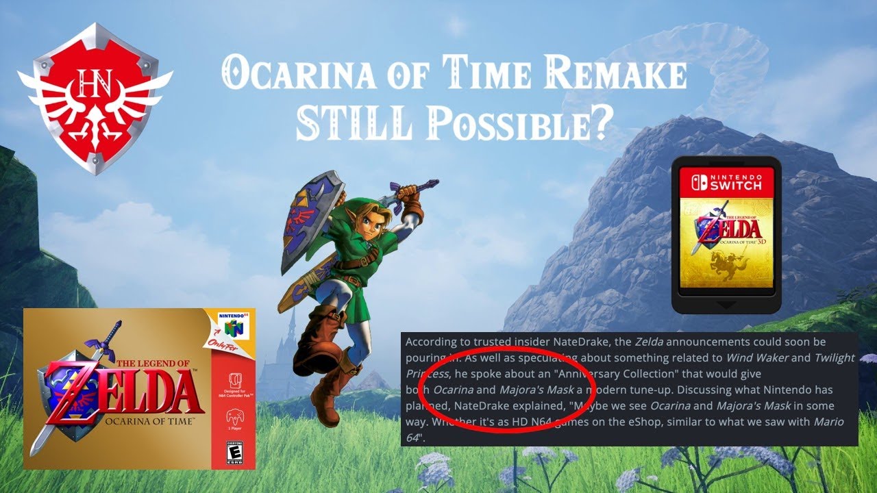 Zelda Ocarina of Time Switch release date - GameRevolution