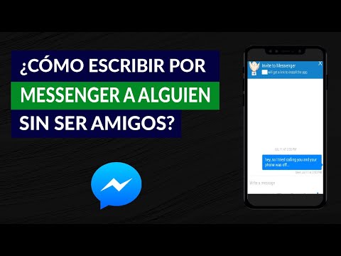 Video: ¿Puedes enviar un mensaje a alguien que no tenga Messenger?