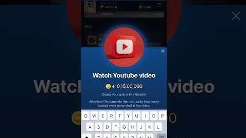 Create Your Avatar In X Empire! Code 27 September| X Empire YouTube Code Today|X Empire YouTube Code