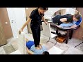 ASMR massage with lots of stretching and back walking