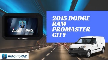Programming a remote key to a 2015 Dodge Ram Promaster City | AutoProPAD LITE
