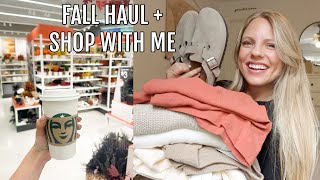 FALL HAUL + SHOPPING! Amazon \& target fall clothing \& decor haul!