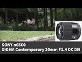 [4K]キレ味抜群！3万円で単焦点買うならコレおすすめ！SIGMA  30mm F1.4 DC DN[Sample]