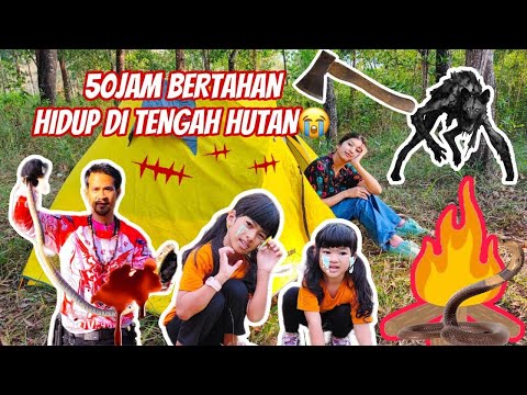 DISTA BERTAHAN HIDUP DITENGAH HUTAN!! KETEMU BANYAK HEWAN BUAS😱 !! #viralvideos