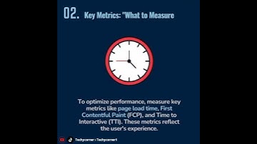 Unlocking speed: A guide to web performance optimization#upgrade #update #tech #learn #web #optimize
