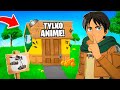 SEKRETNIE UKRYŁEM SIĘ NA CUSTOMIE ANIME w Fortnite