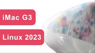 Linux on an iMac G3 from Apple in 2023