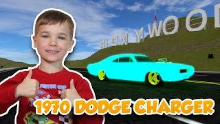 RACING with 1970 DODGE CHARGER in ROBLOX VEHICLE SIMULATOR | DRAG RACES | CAR STUNTS