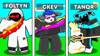 I Used YOUTUBERS Favorite WEAPONS In Roblox Bedwars..