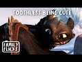 Eight Minutes of Toothless Being Adorable | How To Train Your Dragon 2 (2014) | Family Flicks