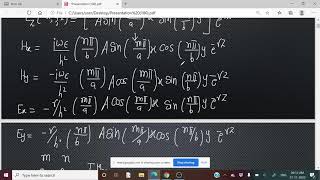 Waveguide # Lecture 7 # Microwave Electronics # M.Sc. Final