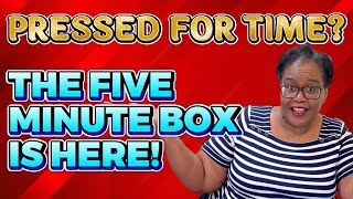 QUICK AND EASY BOX! perfect for your handcrafted goodies! MAKE IN FIVE MINUTES!