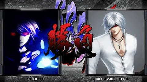 [ Winmugen ] Orochi G3 v2(12p) vs New Code Crashed Killer[Lvl 4]