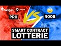 Crer un smart contract de lotterie  noob vs pro level