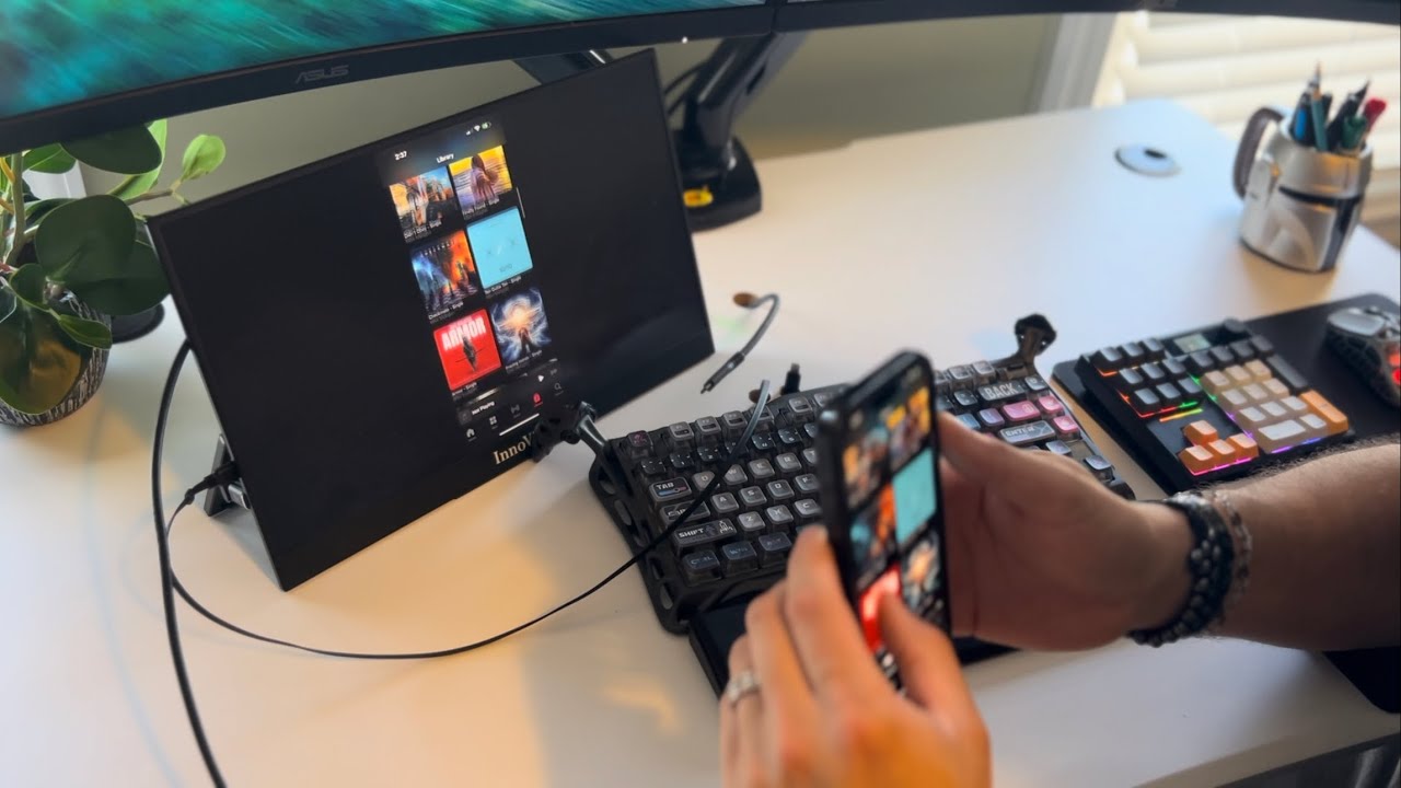 How To Connect Phone Portable Monitor Connecting IPhone Innoview 