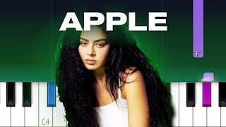 Charli Xcx Apple piano Tutorial