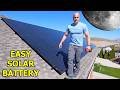 How to save sunlight for the night  new solar battery install