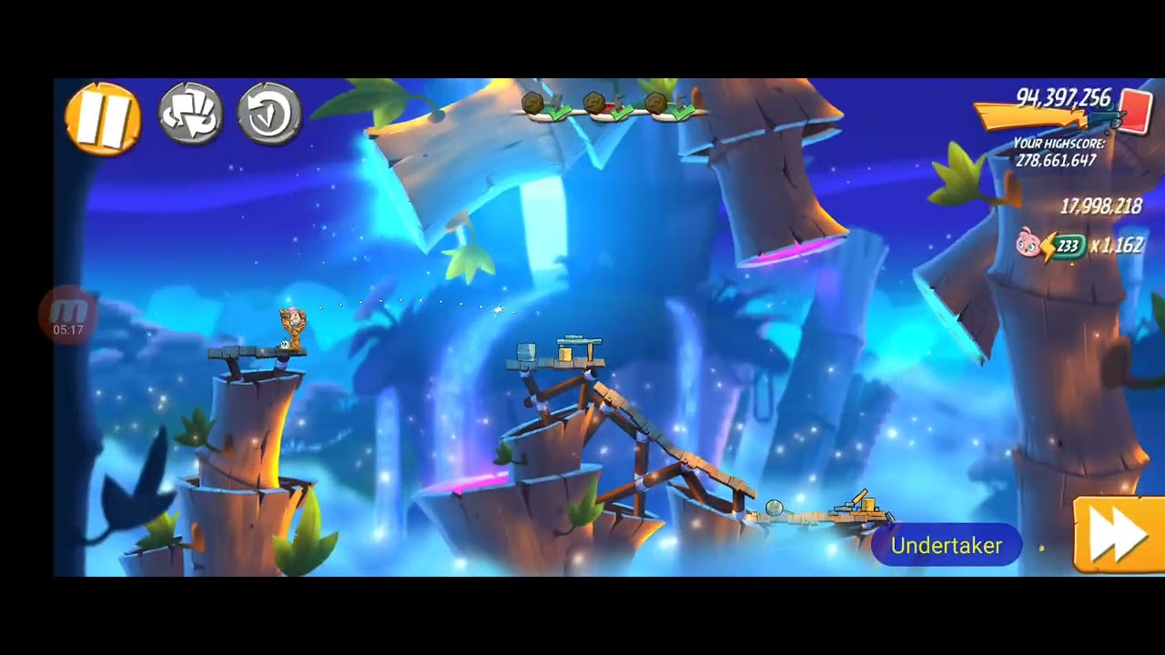 First part - Angry Birds 2 Mighty Eagle Boot Camp with both extra birds