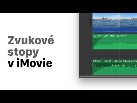 Zvukové stopy v iMovie