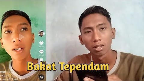 REACTION VIDEO TIKTOK VIRAL - BAKAT TEPENDAM YANG HARUS DI PENDAM