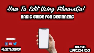 How To Edit Using FilmoraGo | Full Guide | Legit Learner | 2020 Edition screenshot 5