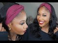 No Skill Required!! “Grab-n-Go” Headband Wig Human BodyWave Hair | WeQueen.com | Super Cute!!