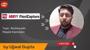 ABBYY FlexiCapture Tool | Working with Regular Expression in ABBYY