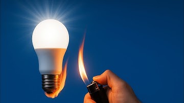 You Won’t Believe This LED Bulb Trick! Fixed with Just a Lighter 🔥