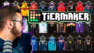 Tiermaker: Camisetas City Edition 2021-22 | NBA 75