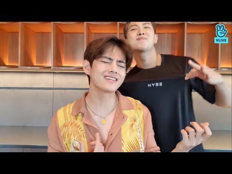 BTS V & RM Singing 'End Of The Road' by Boyz II Men | BTS VLIVE 2021