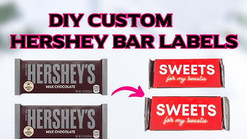 DIY Custom Hershey Bar Wrapper | Custom Party Favors Ep. 7