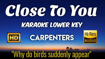Thumbnail of Carpenters - Close To You Karaoke Lower Key Nada Rendah HD HQ