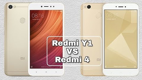 Xiaomi Redmi Y1 vs Redmi 4, compare video,Who is best