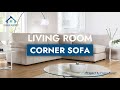 Living room corner sofa project by fixing expert  lshaped sofa