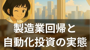 【特集】リショアリング311P急落の真相｜製造業回帰と自動化投資の現状矛盾【海外メディア超多読ラジオ】