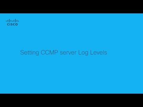 Setting CCMP log levels