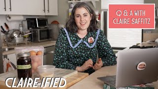Claire Saffitz Answers Baking Questions From Subscribers  Claireified
