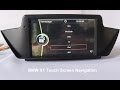 Touch Screen BMW X1 DVD GPS Navigation BT iPod USB Headunit