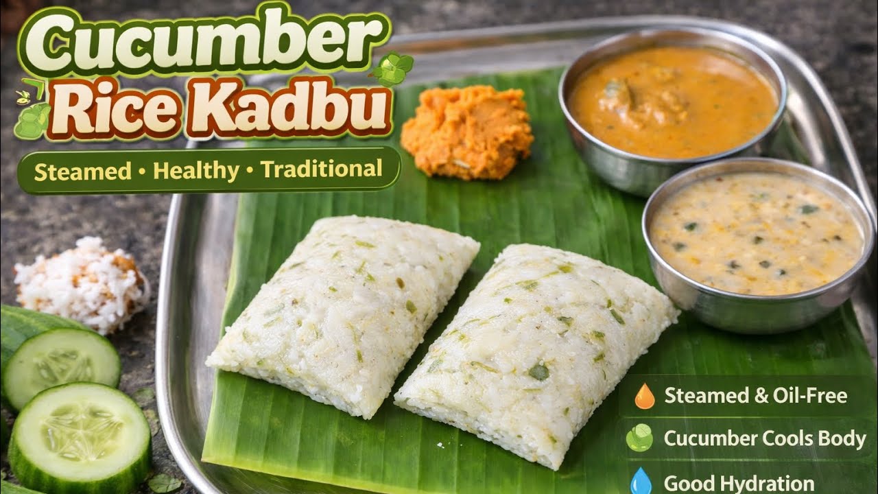 ಮುಳ್ಳುಸೌತೆ ಕಡುಬು/Cucumber Rice cake 