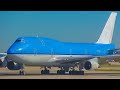 (4K) Morning Arrivals at Chicago O'Hare Int'l Airport | Final KLM 747