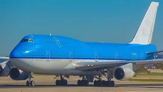 (4K) Morning Arrivals at Chicago OHare Intl Airport | Final KLM 747