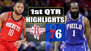 Houston Rockets vs Philadelphia 76ers 1st QTR Game Highlights | December 29, 2023